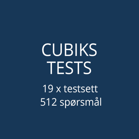 Talogy / Cubiks Tests (19 x testsett)